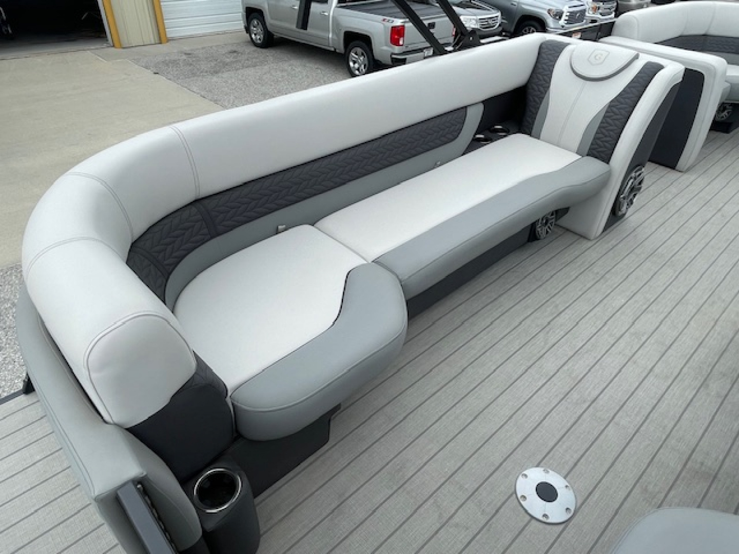Used 2023 Godfrey Pontoon Boats Monaco 215 SB Tritoon Pontoon Boat