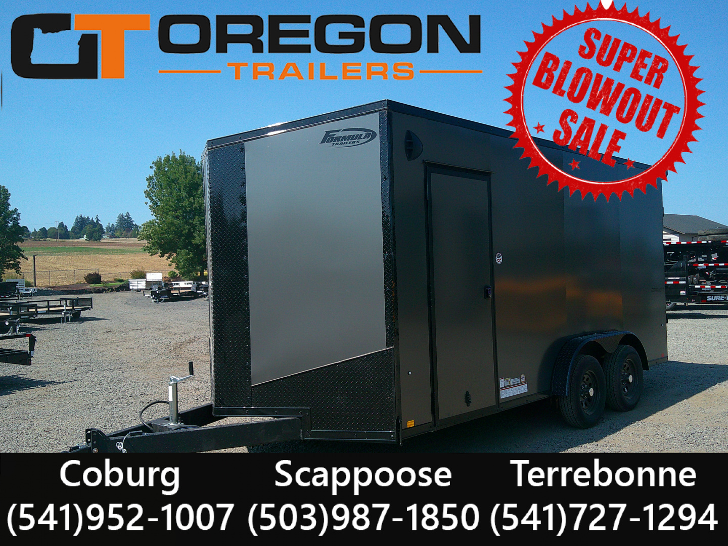 New 2026 Formula Trailers 7.5x16 Cargo / Enclosed Trailer
