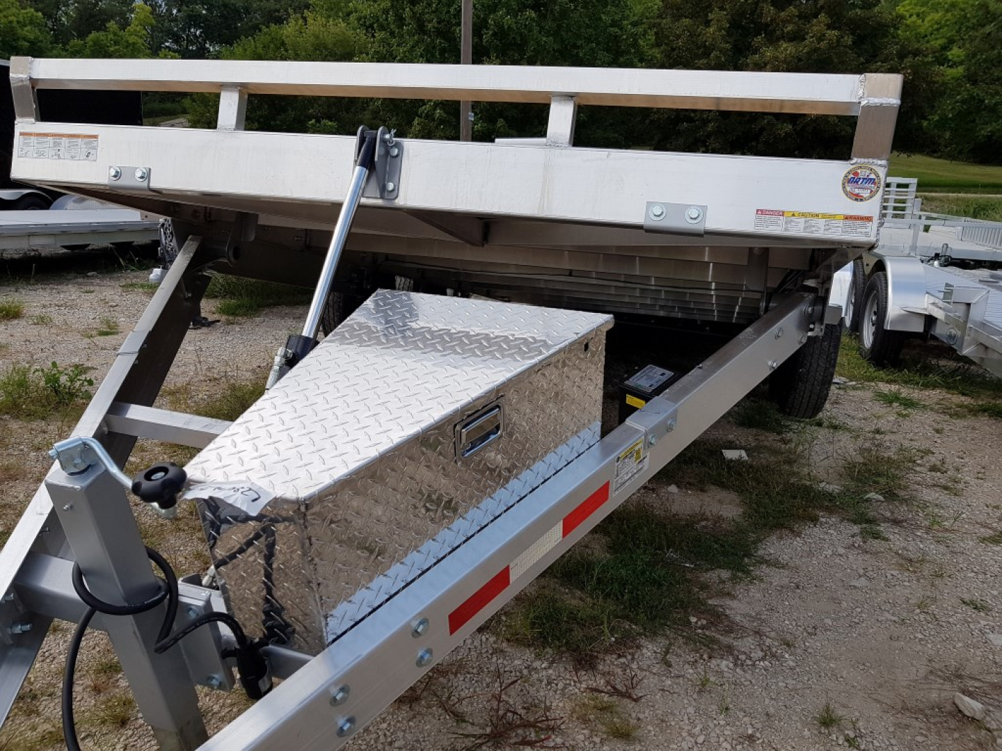 New 2025 Sure-Trac 82x18 Aluminum Power Tilt Car Hauler