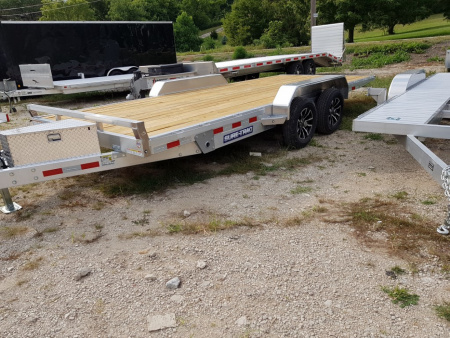 New 2025 Sure-Trac 82x18 Aluminum Power Tilt Car Hauler