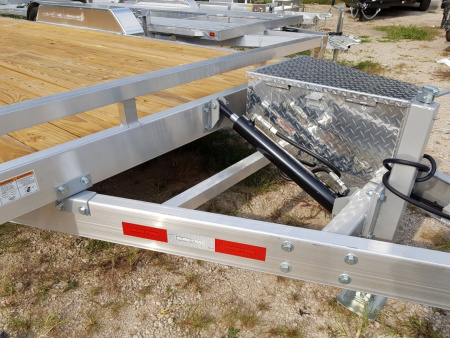 New 2025 Sure-Trac 82x18 Aluminum Power Tilt Car Hauler