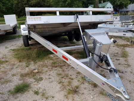 New 2025 Sure-Trac 82x18 Aluminum Power Tilt Car Hauler