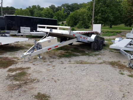 New 2025 Sure-Trac 82x18 Aluminum Power Tilt Car Hauler