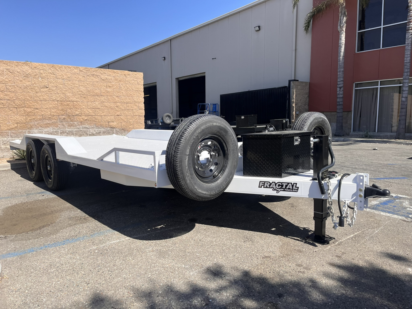 New 2026 FRACTAL RACER METAL DECK CAR HAULER