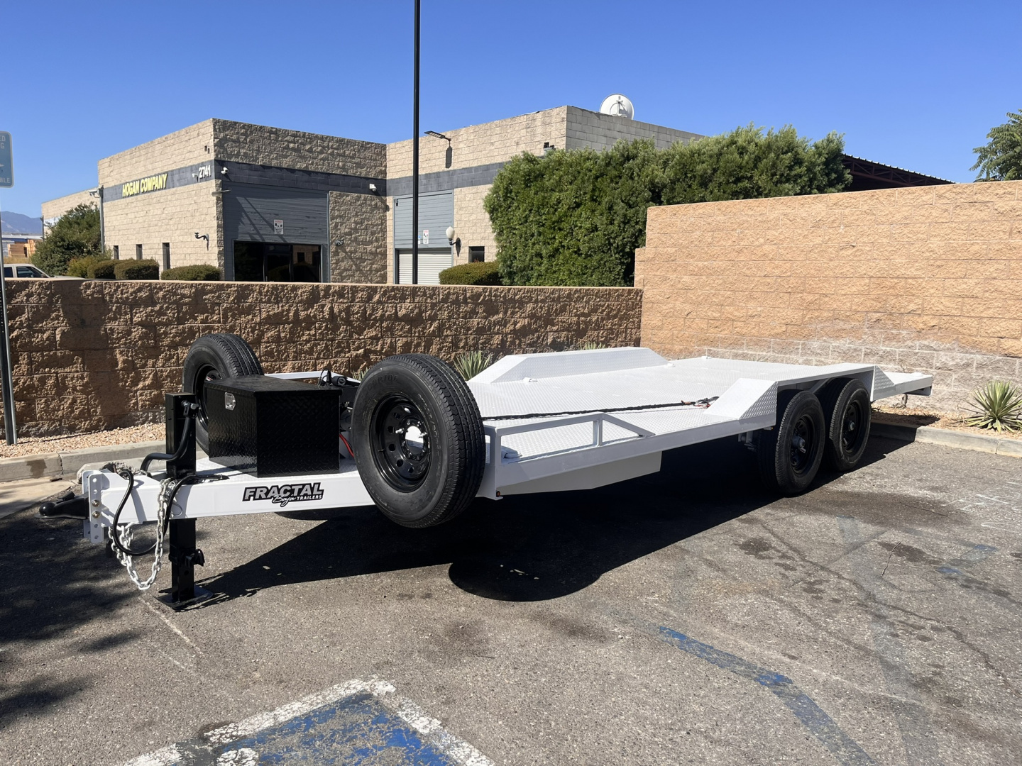 New 2026 FRACTAL RACER METAL DECK CAR HAULER