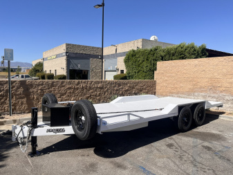 New 2026 FRACTAL RACER METAL DECK CAR HAULER