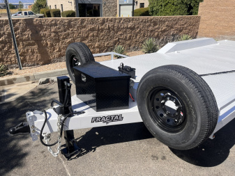 New 2026 FRACTAL RACER METAL DECK CAR HAULER