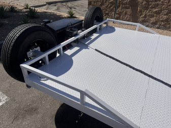 New 2026 FRACTAL RACER METAL DECK CAR HAULER