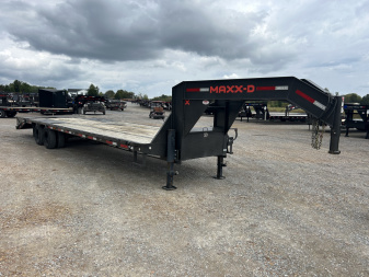 Used 2021 MAXXD 102 x32' 25.9k Gooseneck Equipment Trailer