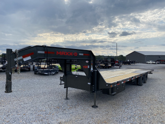 Used 2025 MAXXD 32' x 102" 30k Hyd Dove Gooseneck Trailer
