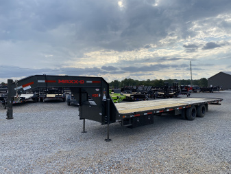 Used 2025 MAXXD 32' x 102" 30k Hyd Dove Gooseneck Trailer