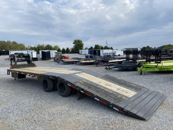 Used 2025 MAXXD 32' x 102" 30k Hyd Dove Gooseneck Trailer