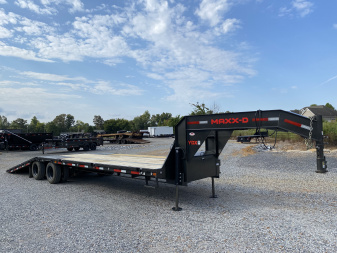 Used 2025 MAXXD 32' x 102" 30k Hyd Dove Gooseneck Trailer