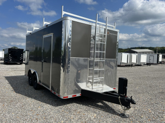Used 2025 Cross 8.5'X16' 14K Enclosed Trailer *NATDA SHOW SPECIAL*