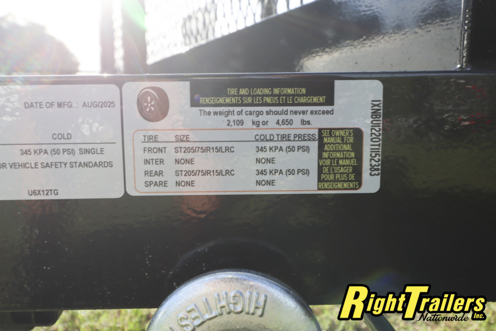 New 2026 6X12 Triple Crown Utility Trailer