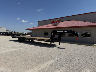 New 2026 PJ 102"x32' GN Low-Pro Flatbed w/ Singles - LS