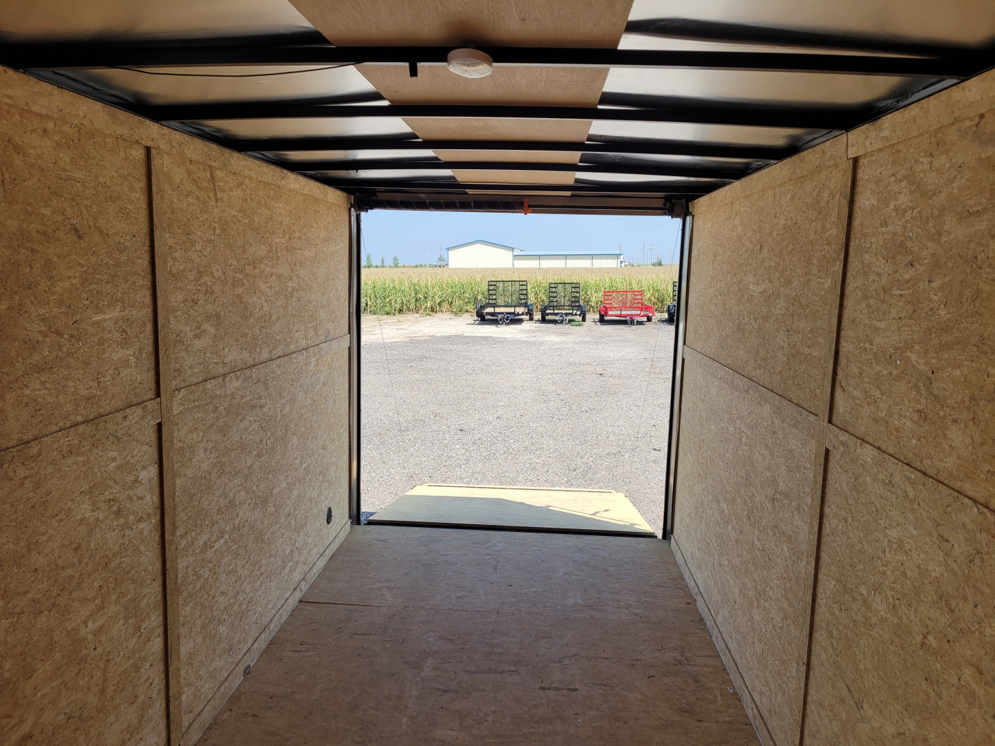 Used 2025 Look 7'x16' Enclosed Trailer