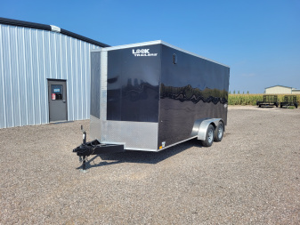 Used 2025 Look 7'x16' Enclosed Trailer