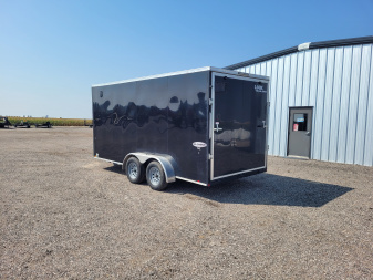 Used 2025 Look 7'x16' Enclosed Trailer