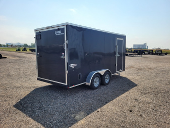 Used 2025 Look 7'x16' Enclosed Trailer