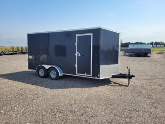 Used 2025 Look 7'x16' Enclosed Trailer