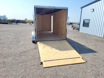 Used 2025 Look 7'x16' Enclosed Trailer