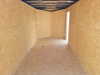 Used 2025 Look 7'x16' Enclosed Trailer