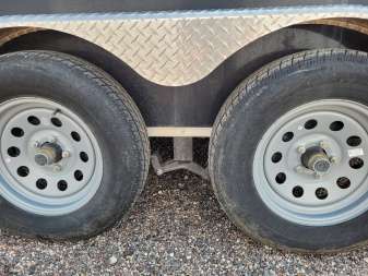 Used 2025 Look 7'x16' Enclosed Trailer