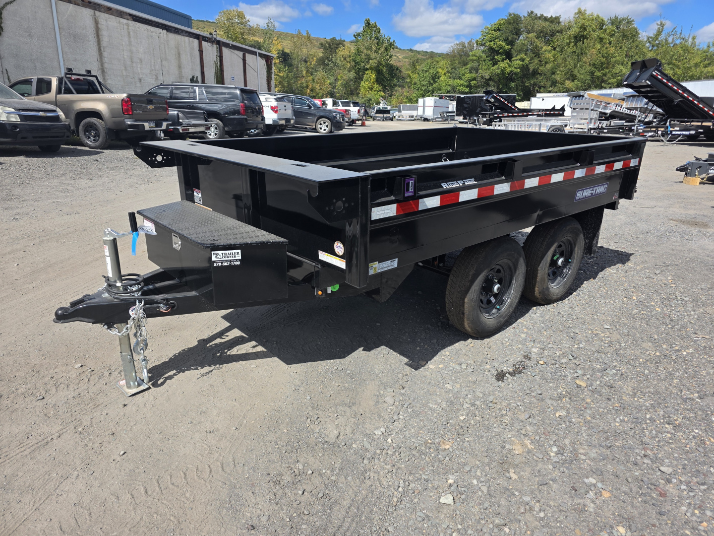 New 2026 Sure-Trac 6X10 10K - DECKOVER Dump Trailer