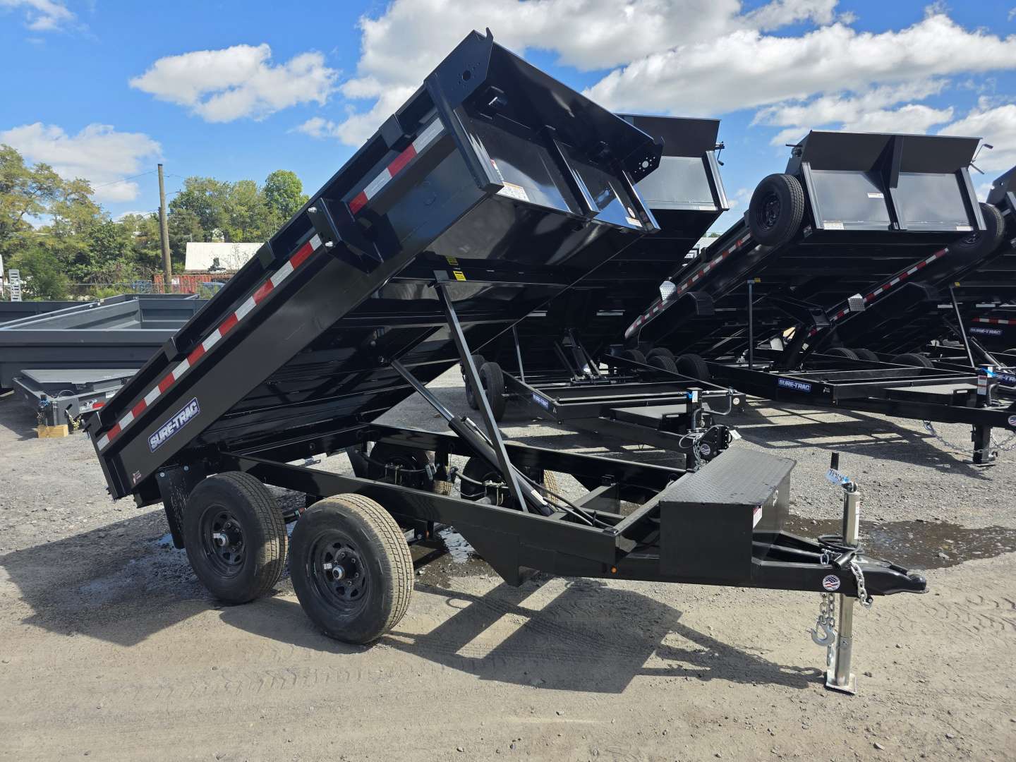 New 2026 Sure-Trac 6X10 10K - DECKOVER Dump Trailer