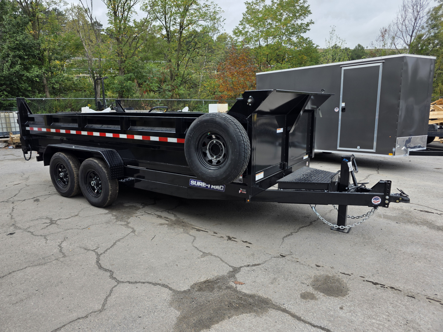 New 2026 Sure-Trac 7X16 14K - RAMPS Dump Trailer