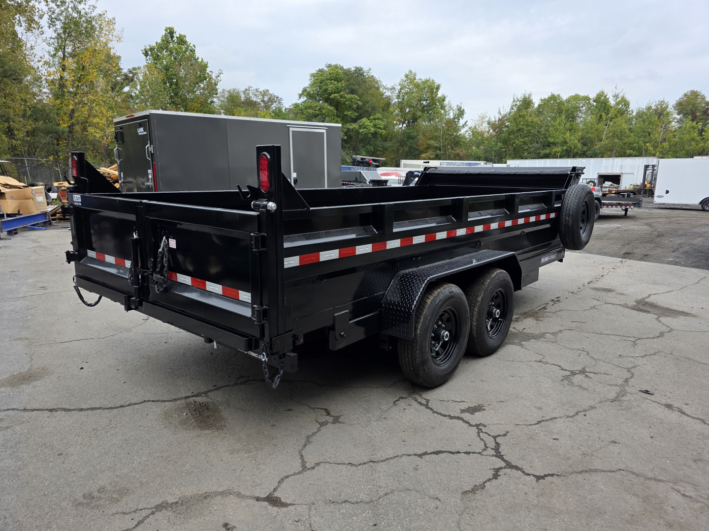 New 2026 Sure-Trac 7X16 14K - RAMPS Dump Trailer