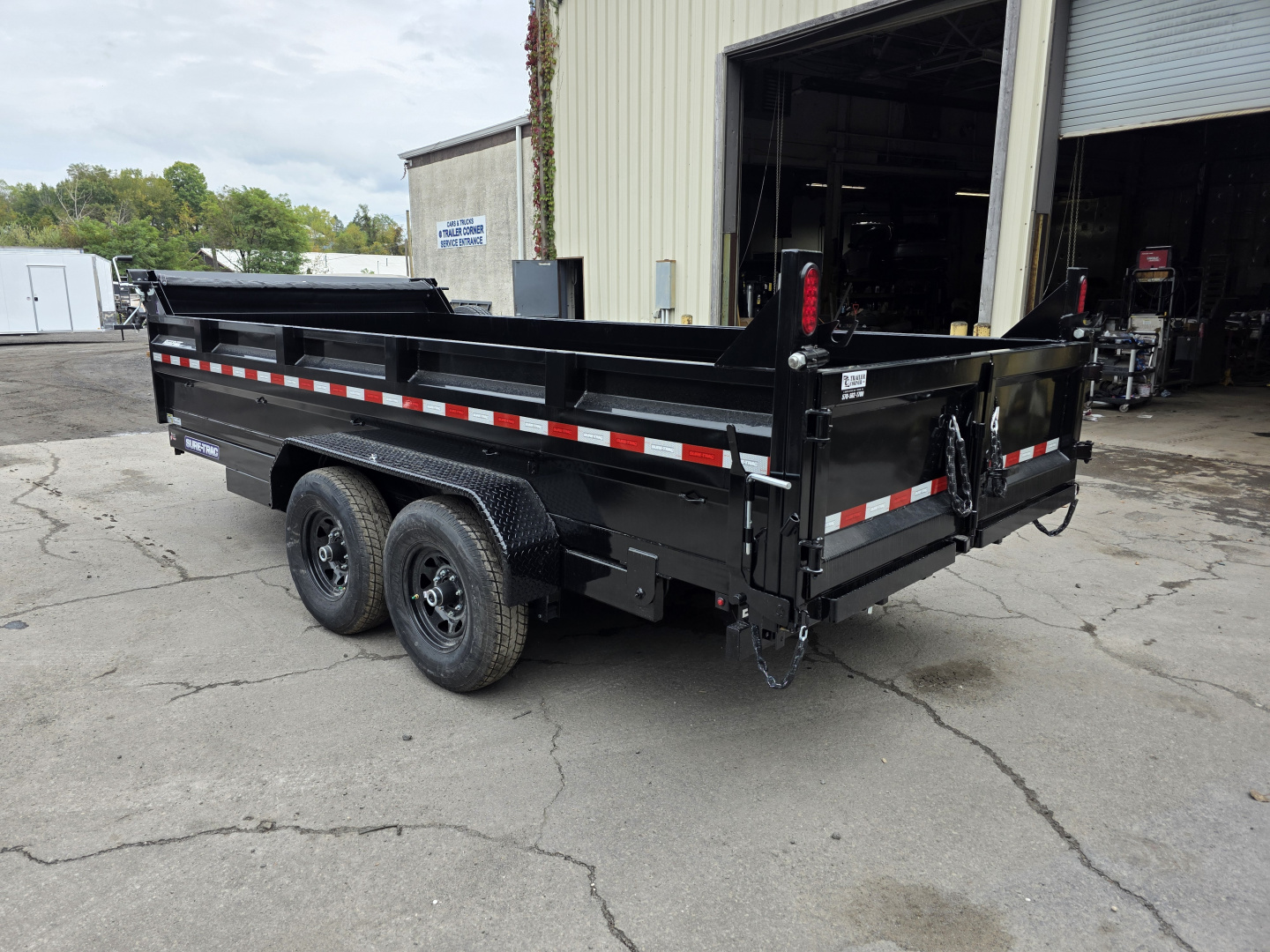 New 2026 Sure-Trac 7X16 14K - RAMPS Dump Trailer