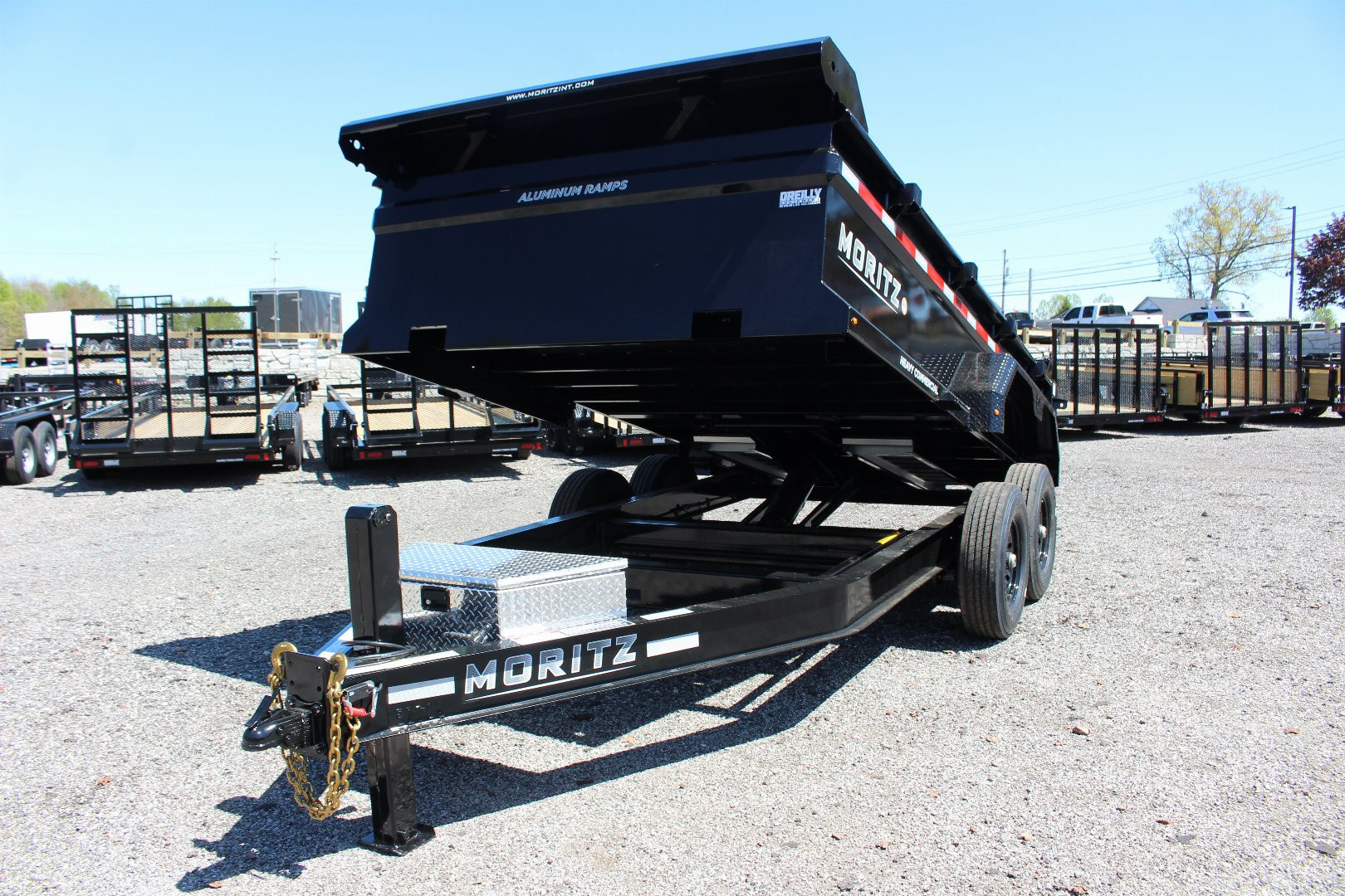 New 2025 Moritz 6' 10" x 14' Heavy Commercial DLH Series Dump Trailer - 14000# GVW