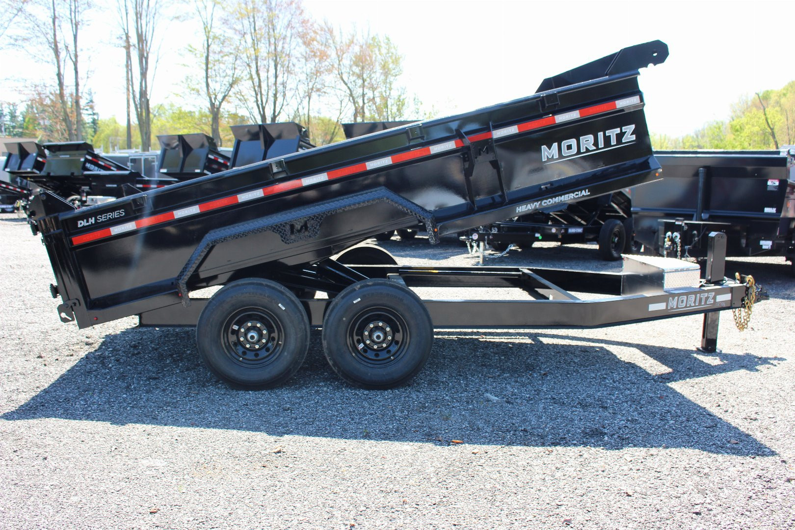 New 2025 Moritz 6' 10" x 14' Heavy Commercial DLH Series Dump Trailer - 14000# GVW