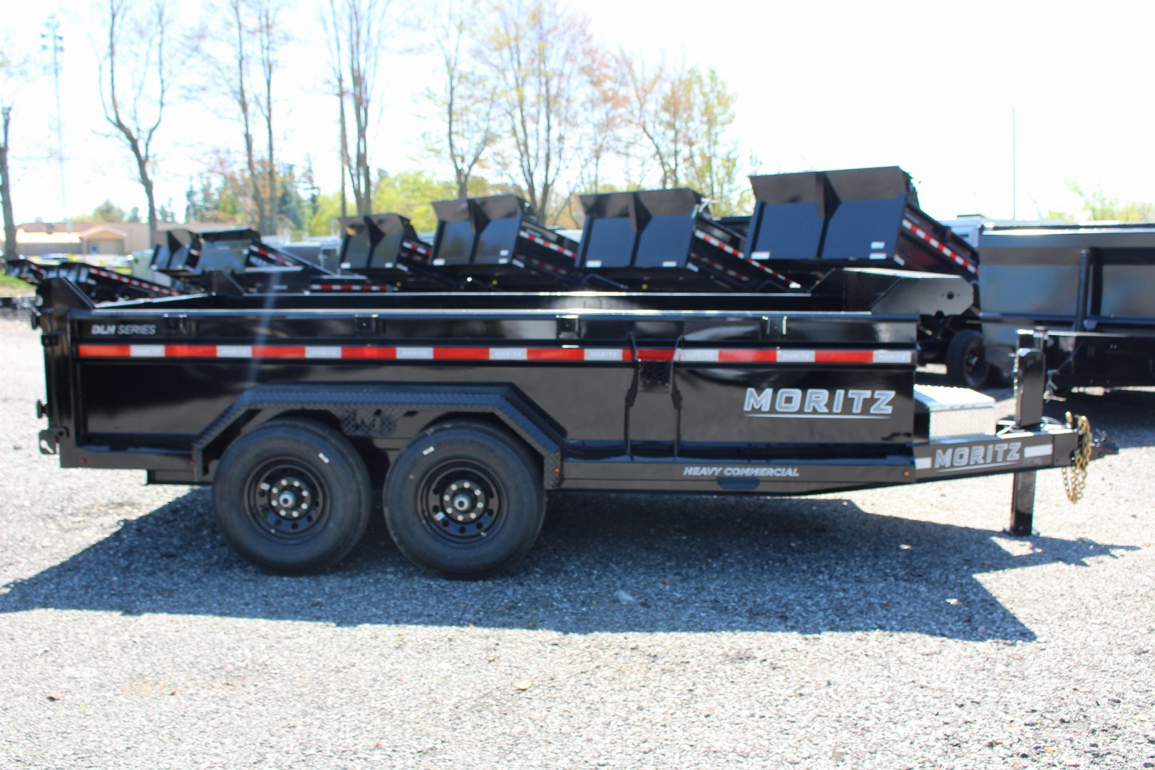 New 2025 Moritz 6' 10" x 14' Heavy Commercial DLH Series Dump Trailer - 14000# GVW