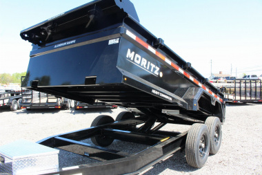 New 2025 Moritz 6' 10" x 14' Heavy Commercial DLH Series Dump Trailer - 14000# GVW