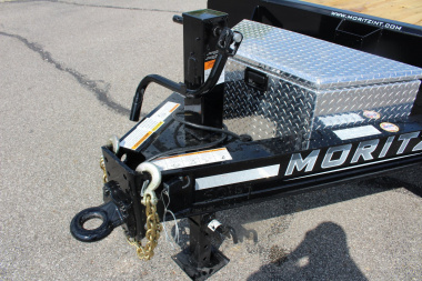 New 2025 Moritz 8' 6" x 22' + 4' Deckover Flatbed w/ Beavertail - Aluminum Ramps - 14,000# GVW
