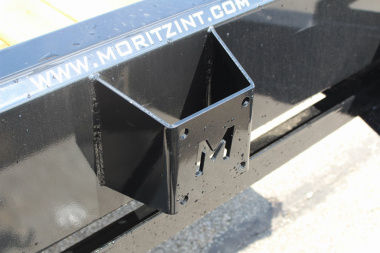 New 2025 Moritz 8' 6" x 22' + 4' Deckover Flatbed w/ Beavertail - Aluminum Ramps - 14,000# GVW
