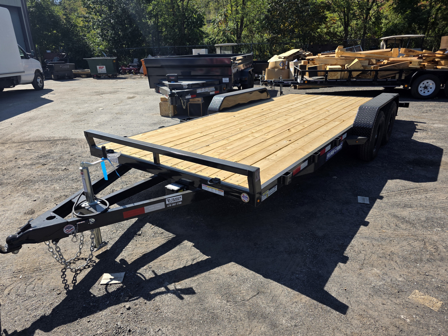 New 2026 Sure-Trac 7X18 7K - WOOD Car / Racing Trailer