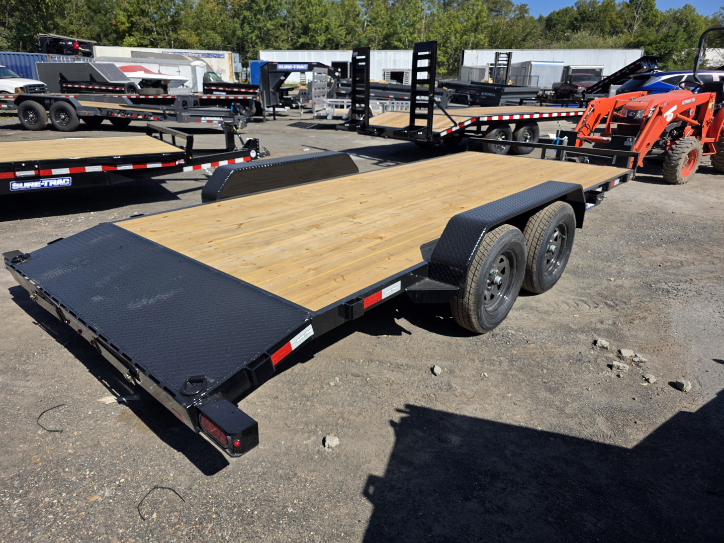 New 2026 Sure-Trac 7X18 7K - WOOD Car / Racing Trailer