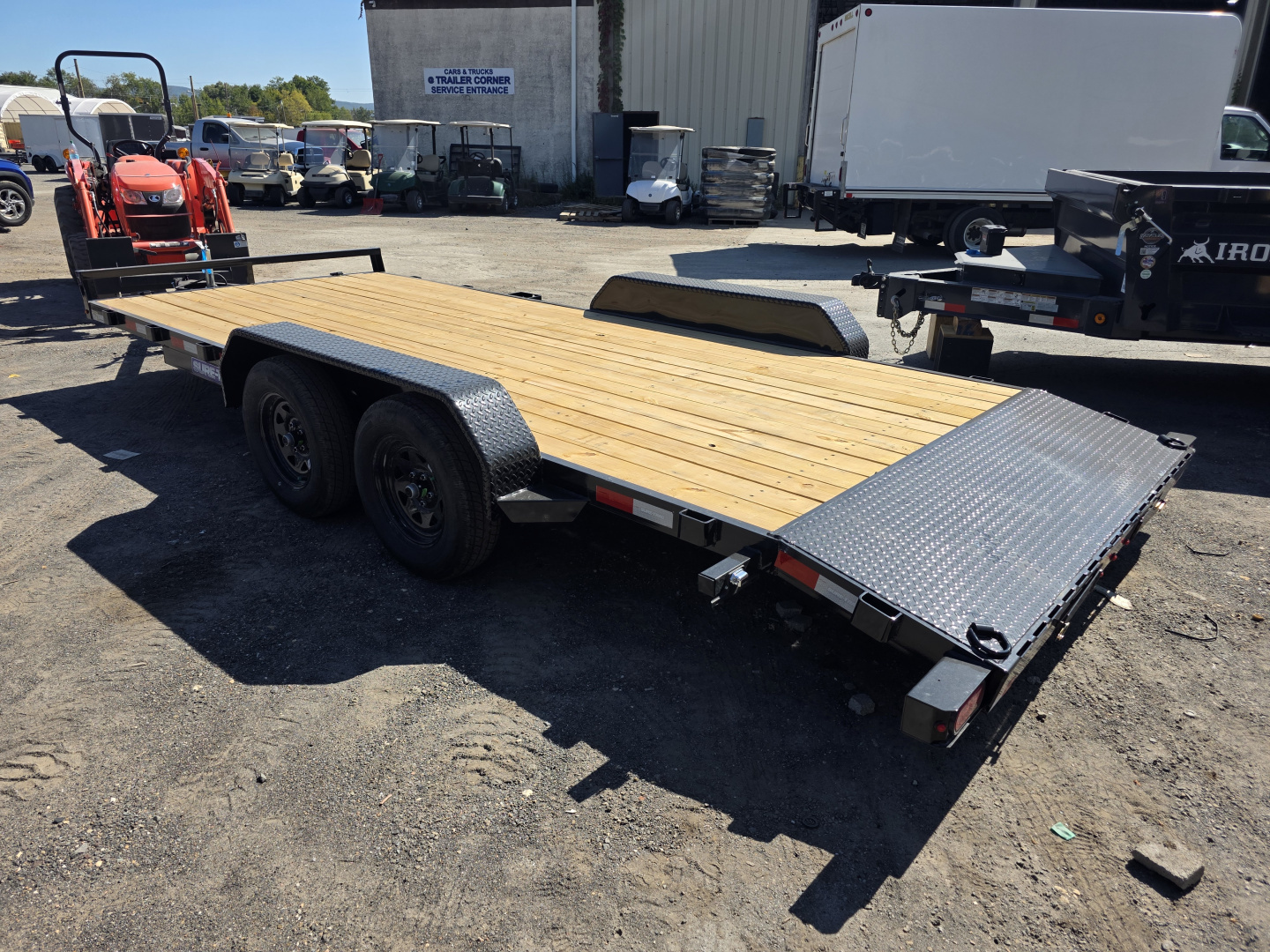 New 2026 Sure-Trac 7X18 7K - WOOD Car / Racing Trailer