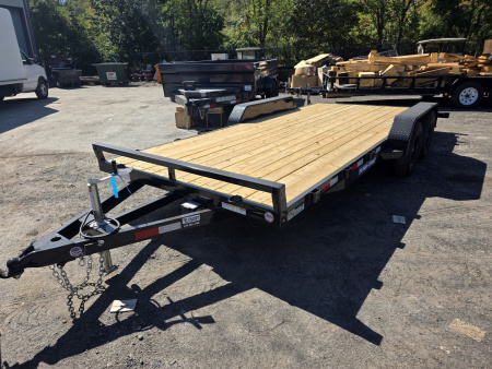 New 2026 Sure-Trac 7X18 7K - WOOD Car / Racing Trailer