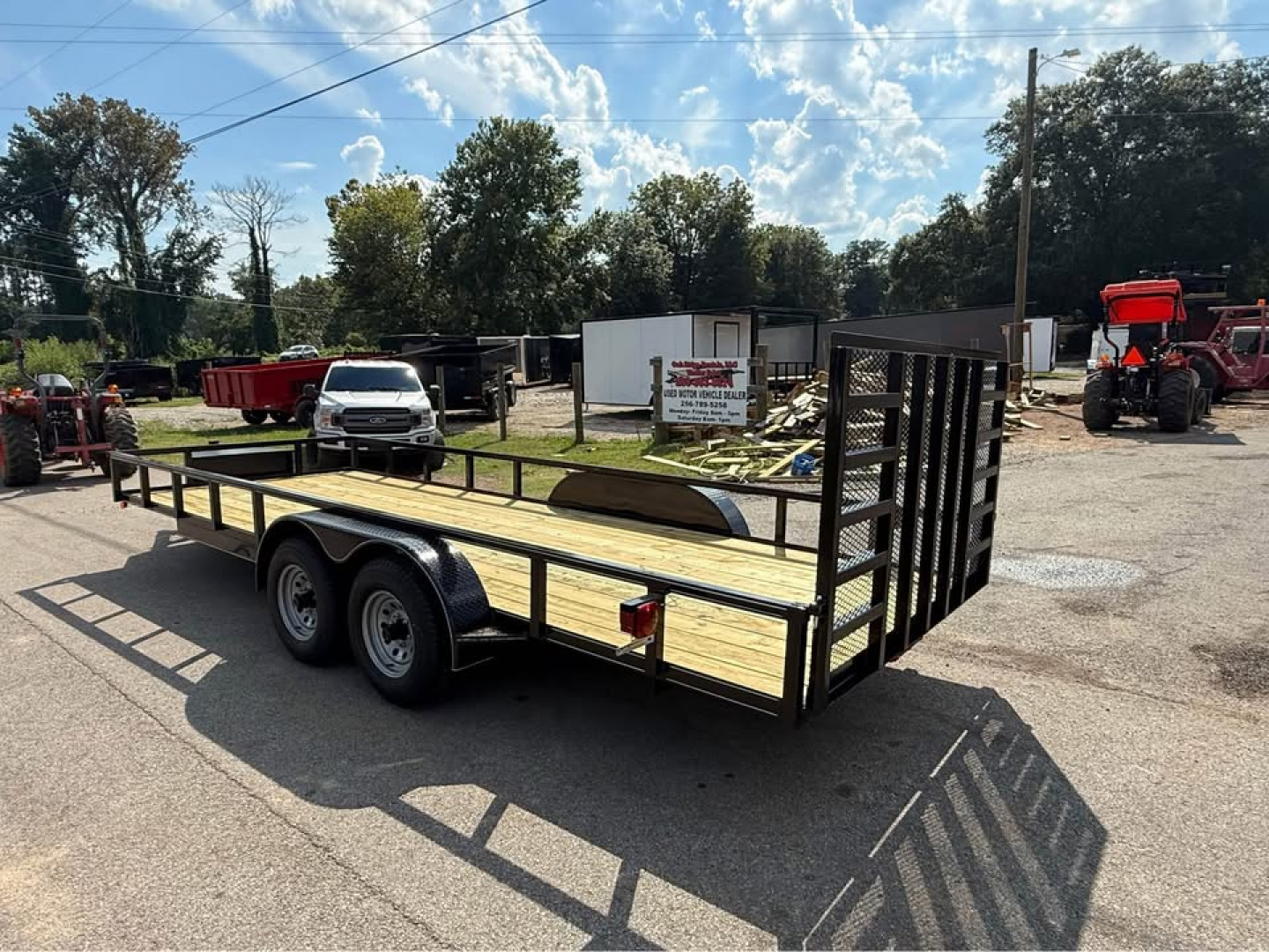 New 2025 Oak Ridge 82x20 10k Utility Trailer