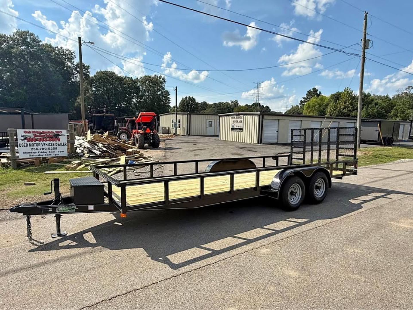 New 2025 Oak Ridge 82x20 10k Utility Trailer