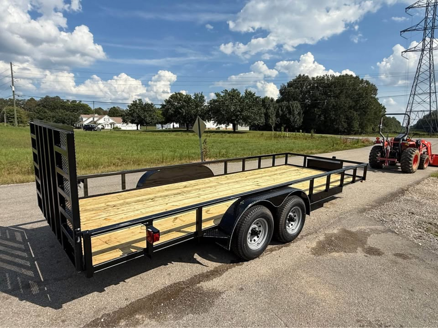 New 2025 Oak Ridge 82x20 10k Utility Trailer