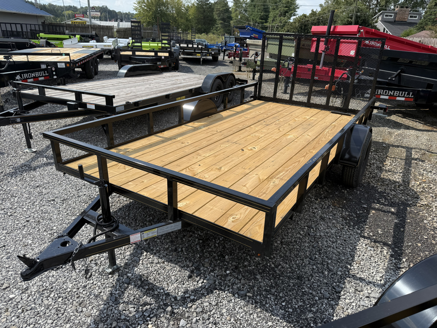 New 2025 P & T Trailers 82X14 AFG Utility Trailer