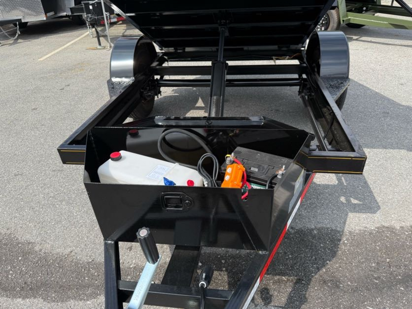 New 2025 P & T Trailers 5X8 DUMP 3 WAY GATE Dump Trailer