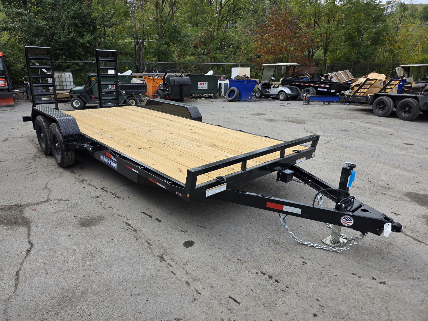 New 2026 Sure-Trac 7X18 10K - KNEE RAMPS Equipment Trailer for sale in ...
