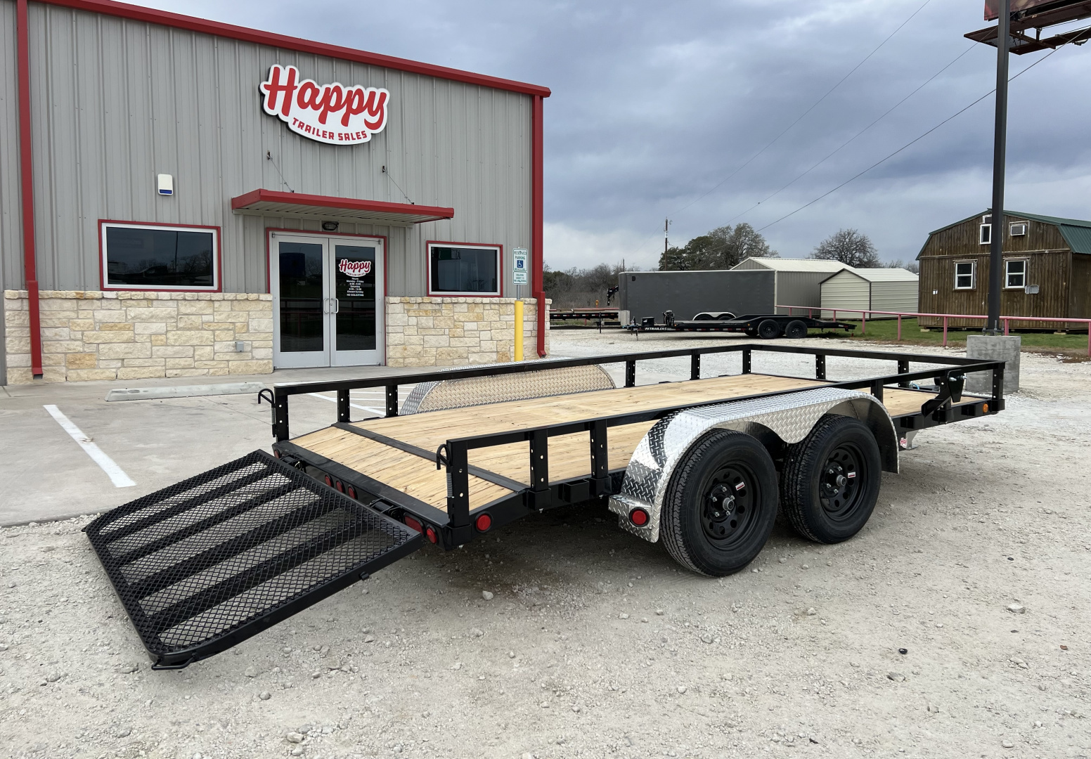 New 2026 PJ 83"x14' Tandem Axle Utility Trailer - UL